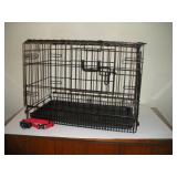 Collapsible Dog Crate & Pet safe Collar,