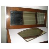 Antique Mirrors, 35x15" & 18x10" Antique Mirrors, 35x15" & 18x10"