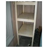 Wood Shelving Unit (No Contents) 25x18x49 Inches Wood Shelving Unit (No Contents) 25x18x49 Inches
