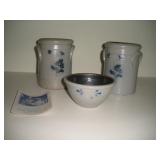 Rock dale Union Stoneware  3 PCs Tallest-7 Inches