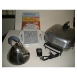 Tea Kettle, Micro Hot Plate & Electric Skillet Tea Kettle, Micro Hot Plate & Electric Skillet