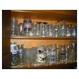 Contents Of 2 Shelves- Glassware