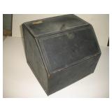 Vintage Metal Bread Box  13x11x11 Inches