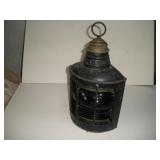 Glass Globe Metal Lantern 17 Inches Tall Glass Globe Metal Lantern 17 Inches Tall