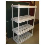 Plastic Shelving Unit  36x18x56 Inches