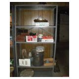 Metal Shelving Unit  (NO CONTENTS) 36x18x72