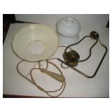 Hanging Light W/2 Shades Hanging Light W/2 Shades
