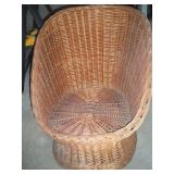 Wicker Chair 28 Inches Tall