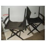 2 Directors Chairs 44 Inches Tall 2 Directors Chairs 44 Inches Tall