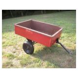 True Temper Lawn Tractor Cart Dumping True Temper Lawn Tractor Cart Dumping