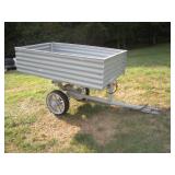 Custom Built Tractor Dumping Cart 39x60x14 Custom Built Tractor Dumping Cart 39x60x14
