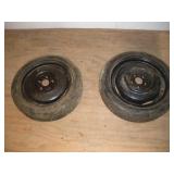 2 Temporary Rims & Tires 2 Temporary Rims & Tires