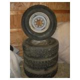 Set Of 4 - 235/85 R16 3/4 Ton Truck Rims & Tires Set Of 4 - 235/85 R16 3/4 Ton Truck Rims & Tires