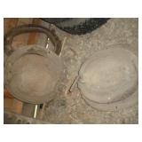 3 Cast Iron Doors Stamped B&W 20" x 24" 3 Cast Iron Doors Stamped B&W 20" x 24"