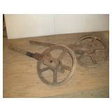 Cast Iron Wheels With Forks Cast Iron Wheels With Forks