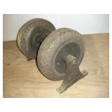 Cart Axel & Wheels  24" x 18"