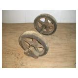 Cart Axel & Wheels  24" x 12"