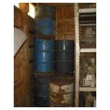 (5) 55 Gallon Drums - Metal (5) 55 Gallon Drums - Metal