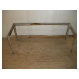Metal Work Table Frame 18" x 49" x 19" Metal Work Table Frame 18" x 49" x 19"