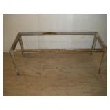 Metal Work Table Frame  18" x 49" x 19"