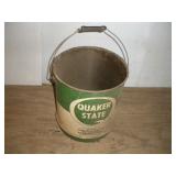 Quaker State 5 Gallon Metal Can