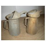 2 Vintage Oil Cans