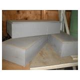 (3) Wooden Crates 12" x 31" x 8" (3) Wooden Crates 12" x 31" x 8"