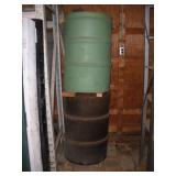 (2) 55 Gallon Drums (2) 55 Gallon Drums