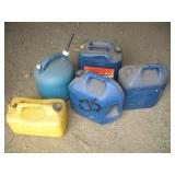 (5) Kerosene Cans - Plastic (5) Kerosene Cans - Plastic
