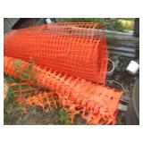 (2) Partial Rolls Of Snow Fence (2) Partial Rolls Of Snow Fence