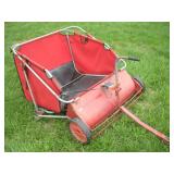 Wheel Horse Lawn Tractor Grass Broom Wheel Horse Lawn Tractor Grass Broom