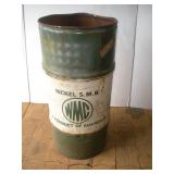 Western Mining Nickel Drum  15" x 32"