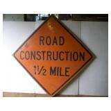 Road Construction Sign  48" x 48"