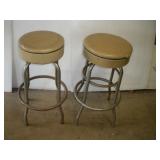 (2) Stools 30" Height (2) Stools 30" Height