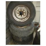 (4) 3/4 Ton Rims & Tires 6.5" Bolt Pattern (4) 3/4 Ton Rims & Tires 6.5" Bolt Pattern