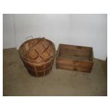 Wood Crates & Baskets Wood Crates & Baskets