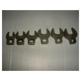 Snap-On Crows Feet, SAE, 7/16 thru 3/4 Snap-On Crows Feet, SAE, 7/16 thru 3/4