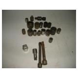 Assorted 1/2 inch Drive Sockets and Extensions