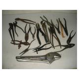 Assorted Pliers and Vice Grips