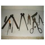 Tin Snips, Chain Pliers and Misc. Tools