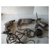 Craftsman(1) and Black and Decker(2) Elec. Drills Craftsman(1) and Black and Decker(2) Elec. Drills