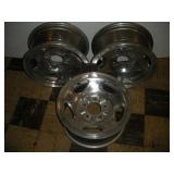 3 Aluminum Ford Rims, 16x7, 5 inch Bolt Pattern