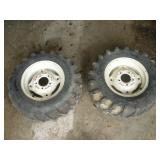 2 Gravely Rims and Tires, 23x6.50-12 2 Gravely Rims and Tires, 23x6.50-12