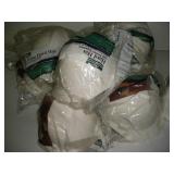 10 MSA White Hard Hats