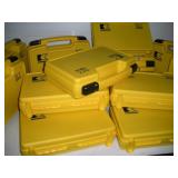 14 Yellow Hard Plastic Carry Cases New