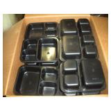 30 Plastic divider Trays 7 x 9 x 2.5 inch