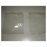 5000 6 x 6 Plastic Clear Bags w/ Zip 2ml