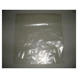 5000 12 x 12 inch Plastic clear w/ Zip Bags 2ml