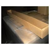 650 Cardboard Trays 40 x 4 x 4 inch
