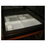 Glass Display Panel cases 17 x 17 x 1 inch
